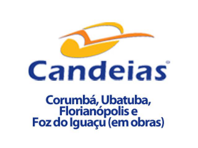 Rede Candeias: Corumb, Ubatuba, Florianpolis e Foz do Iguau (em obras)